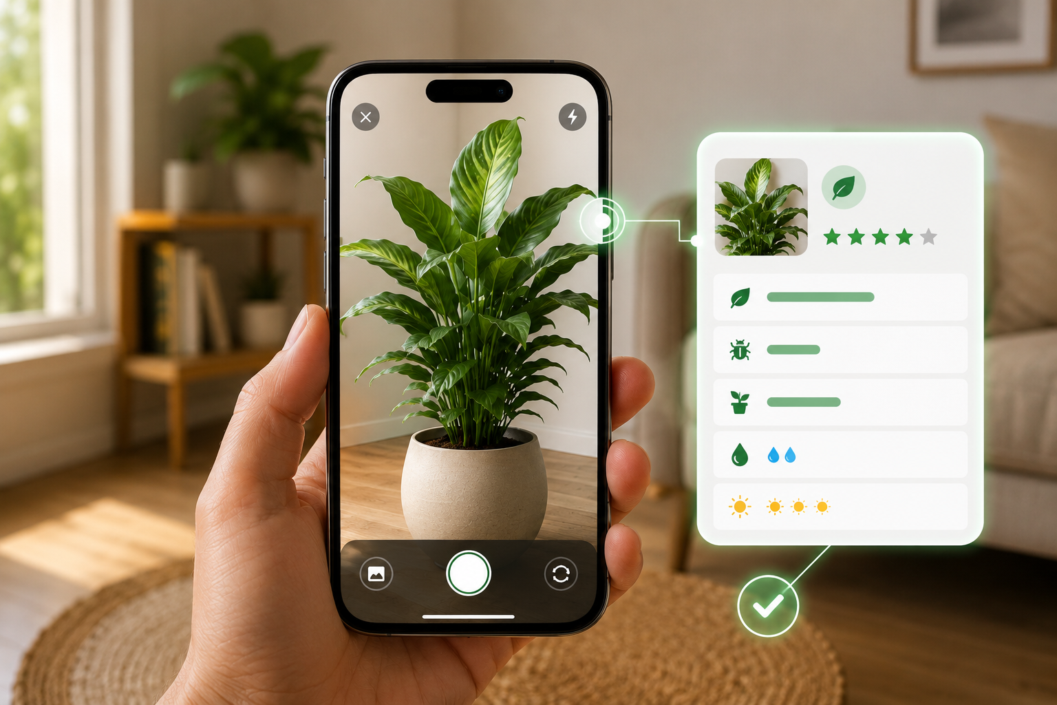 AI plant identification preview